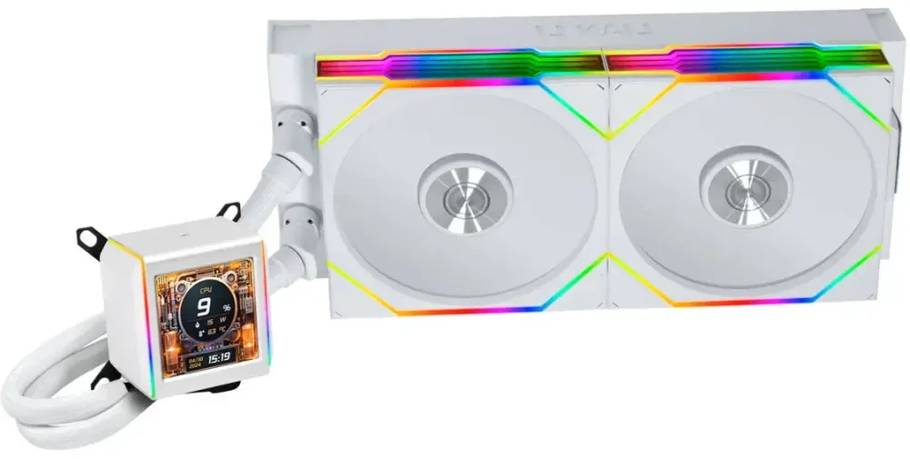 Cooler Lian Li Lian Li Galahad II LCD 280 TL Wireless AiO Wasserkühlung - weiß