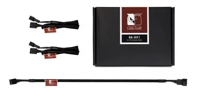 Noctua Kit 3 x Cablu prelungitor pentru ventilator Noctua NA-SEC1, 3 x 30 cm, pentru ventilatoare 4-pin PWM