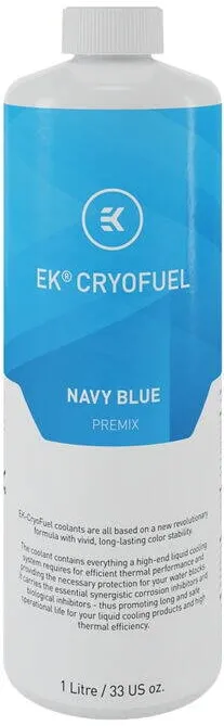 EK Water Blocks Lichid de racire, EKWB, EK-CryoFuel Premix, Bleumarin, 1000 ml