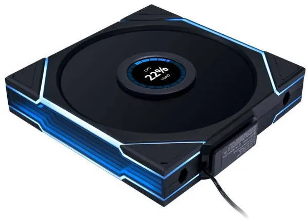 Lian Li Ventilator PC Lian Li UNI FAN TL-LCD Wireless Reverse 140 negru, 1 bucata