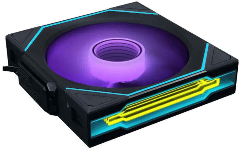 Lian Li Ventilator PC Lian Li UNI FAN INFINITY SL 120, wireless, negru, aRGB