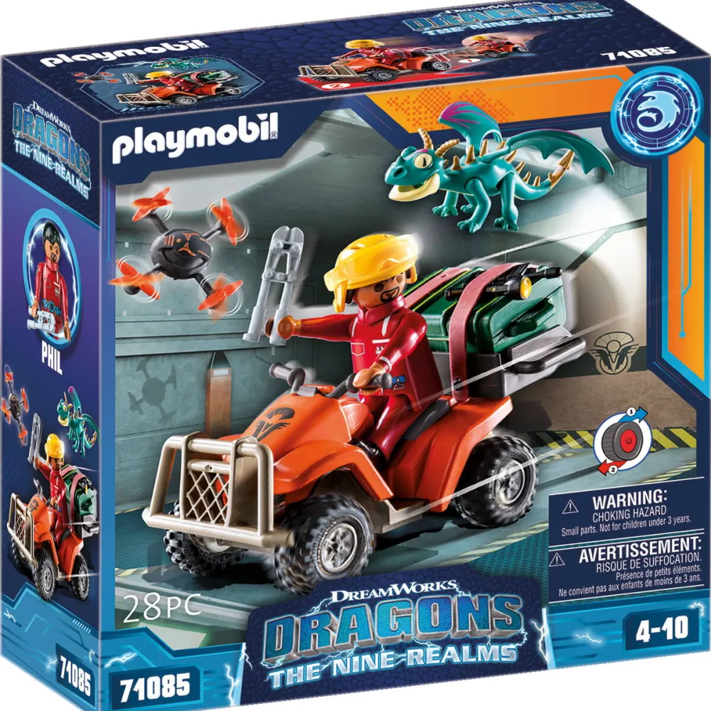 Jucarie Educationala PLAYMOBIL Dragons The Nine Realms - Vehicului lui Icaris & Phil