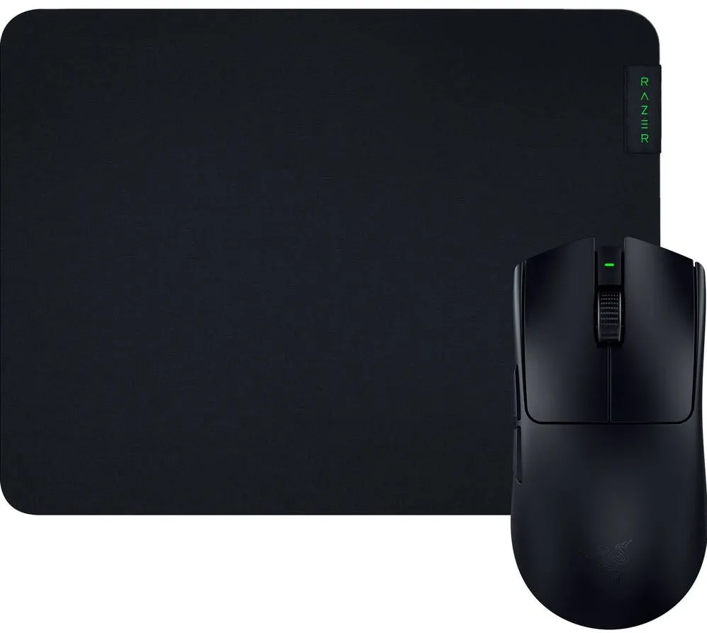 Mouse RAZER Mouse Gaming Wireless Razer Viper V3 Pro + MousePad Gigantus M Hero Bundle, 35000 DPI, 6 butoane programabile Negru
