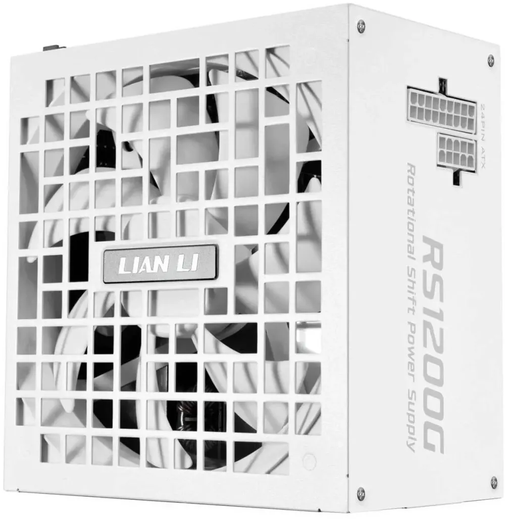 Sursa PC Lian Li Sursa de alimentare Lian Li RS 1200W 80+ Gold PCIe 5.1, ATX 3.1, RS Hub - Alb