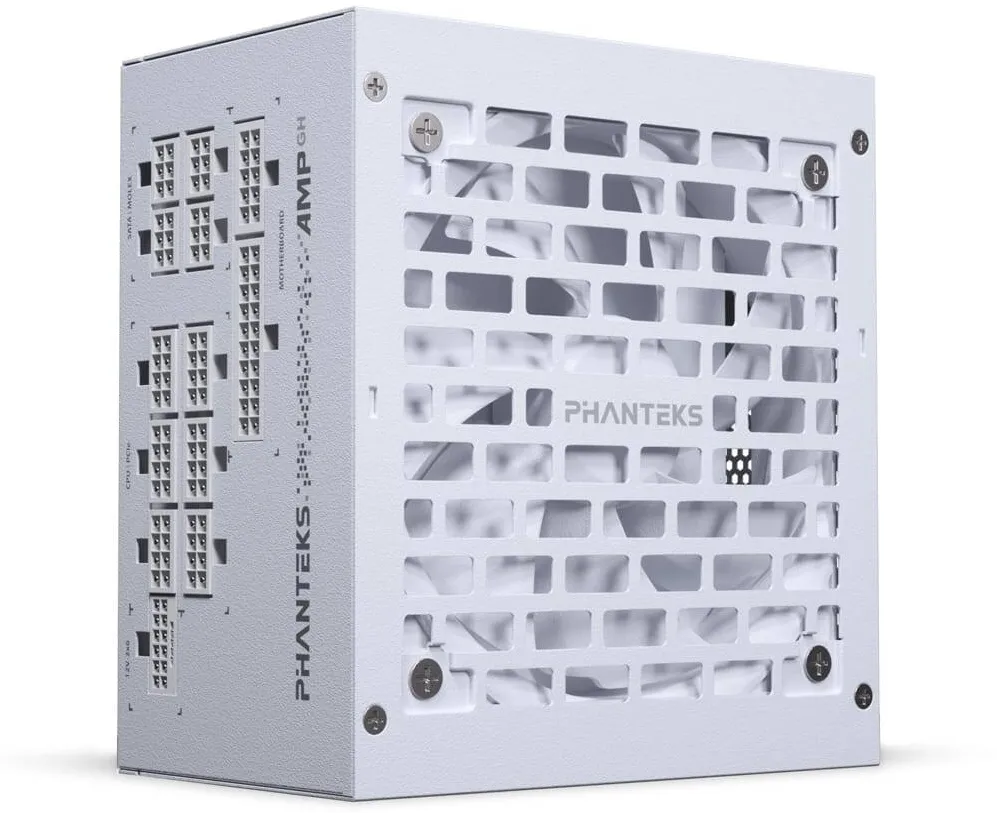 Sursa PC Phanteks Sursa de alimentare Phanteks AMP GH V2 1200W ATX 3.1, 80 Plus Platinum, complet modulara, alba