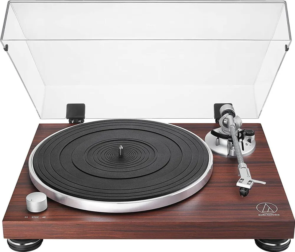 Pick-up Audio Technica AT-LPW50BTRW, turntable (brown)