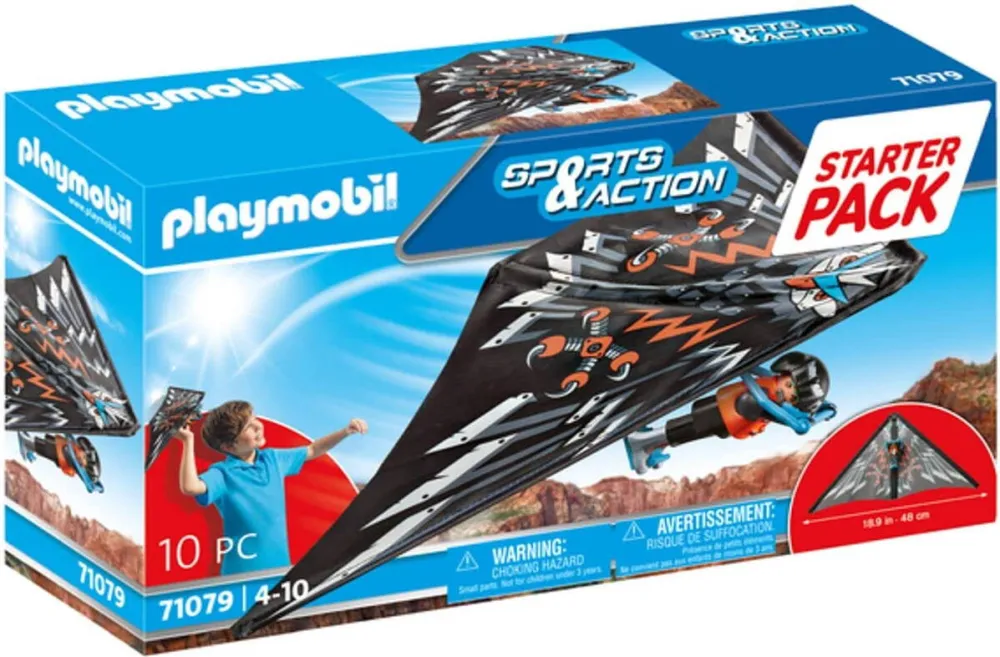Jucarie creativa PLAYMOBIL 71079 Sports & Action Starter Pack deltaplan
