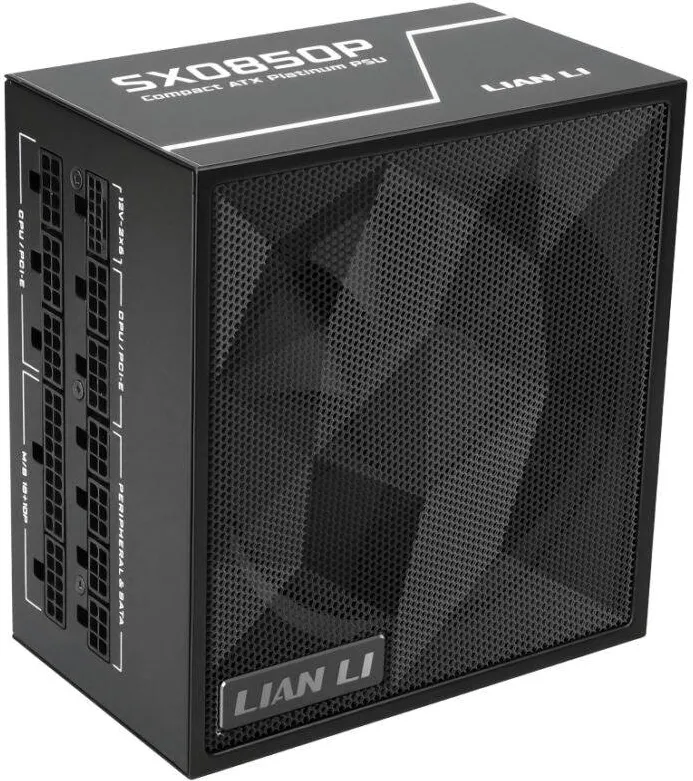Sursa PC Lian Li Sursa PC Lian Li SX 850P, 850W, ATX 3.1, eficienta Platinum, 150x86x140mm, cabluri complet modulare