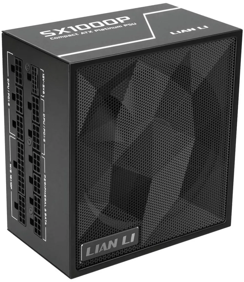 Sursa PC Lian Li Sursa de alimentare Lian Li SX1000P Black 1000W 80+ Platinum PCIe 5.1, ATX 3.1
