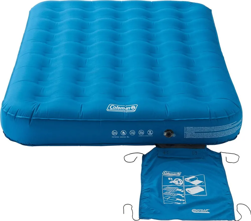 Coleman Extra Durable Double 2000031638, camping air bed (blue)
