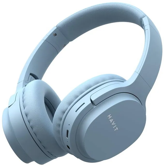 Casti Over-Head Havit I62 - wireless headphones, blue