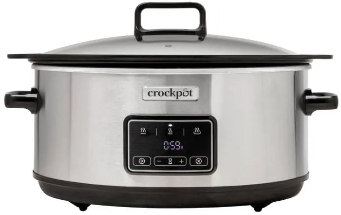 Crock-Pot CSC112X 6.5-litre slow cooker (silver)