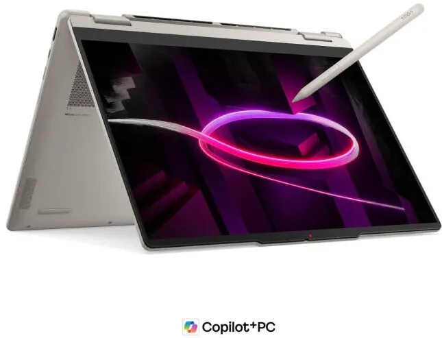Laptop Lenovo Yoga 7 2-in-1 16AGP11 16" AMD Ryzen AI 7 445 16GB 512GB SSD Windows 11 Home Seashell