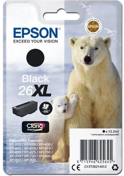 Cartus Imprimanta Epson 26XL - XL - black - original - ink cartridge