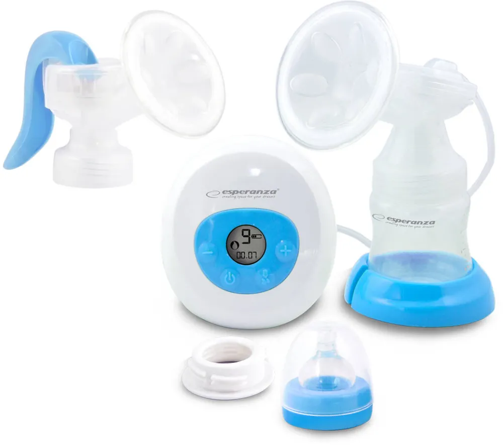 Esperanza ECM003B Electric / Manual 2-in-1 breast pump Blue 150 ml