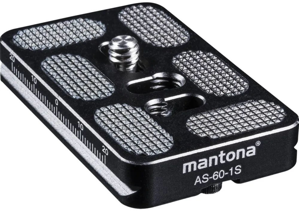 mantona Accesoriu Trepied AS-60-1S Quick Release Plate