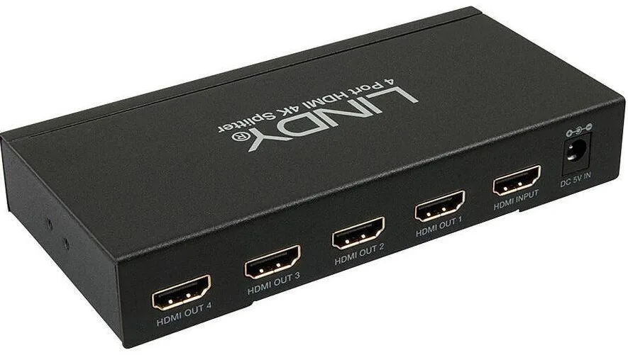 Adaptor Lindy Splitter HDMI 4K 4 Port 3D. 2160p30