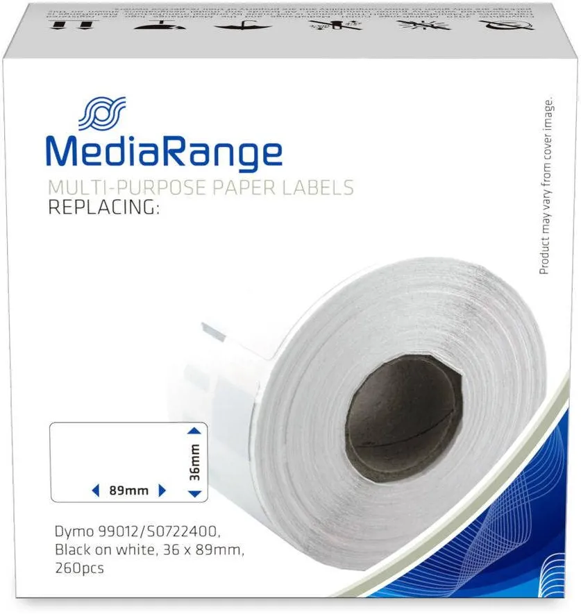 Etichete MediaRange 36x89mm 260Stk. sw