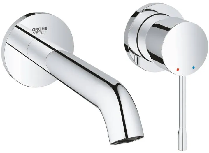 Grohe Baterie lavoar Essence 19408001, montare pe perete, monocomanda, marimea M, necesita set fixare, Crom