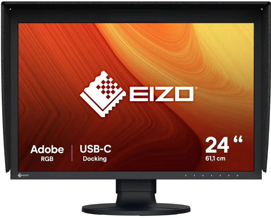 Monitor Eizo Monitor IPS LED EIZO ColorEdge 24.1" CG2400S, WUXGA 1920 x 1200, HDMI, DisplayPort, Pivot Negru