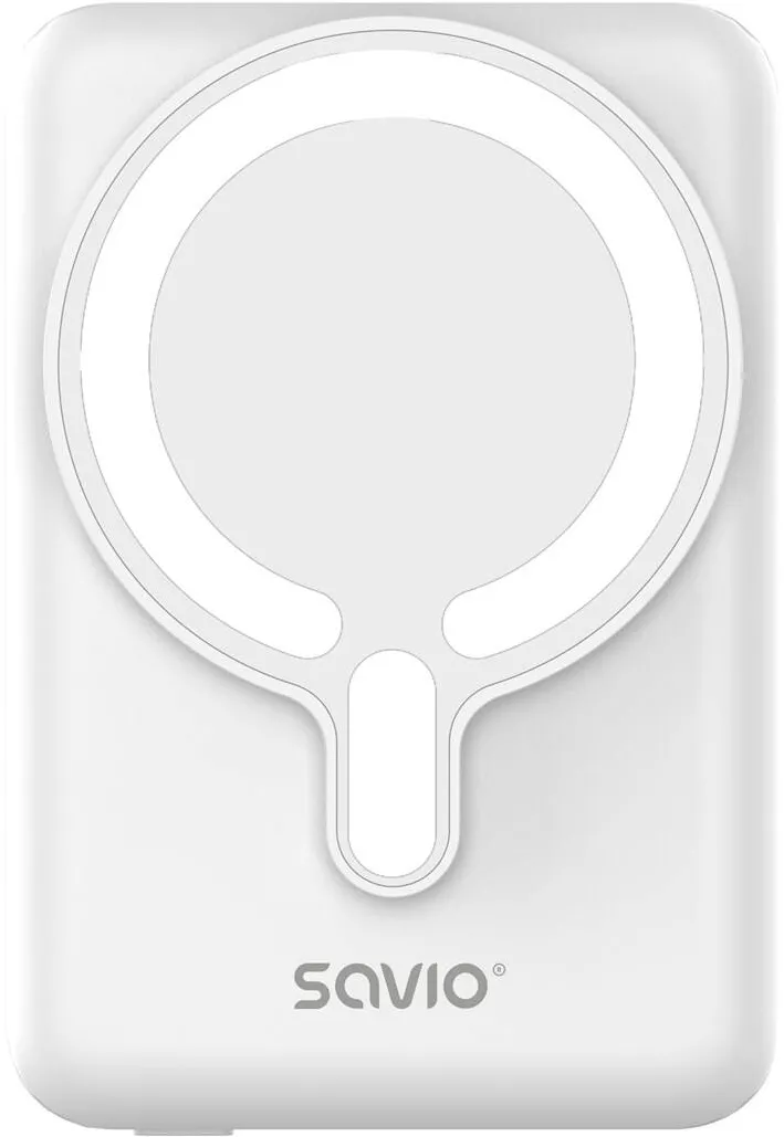 SAVIO BA-13 power bank 10000 mAh Wireless charging White