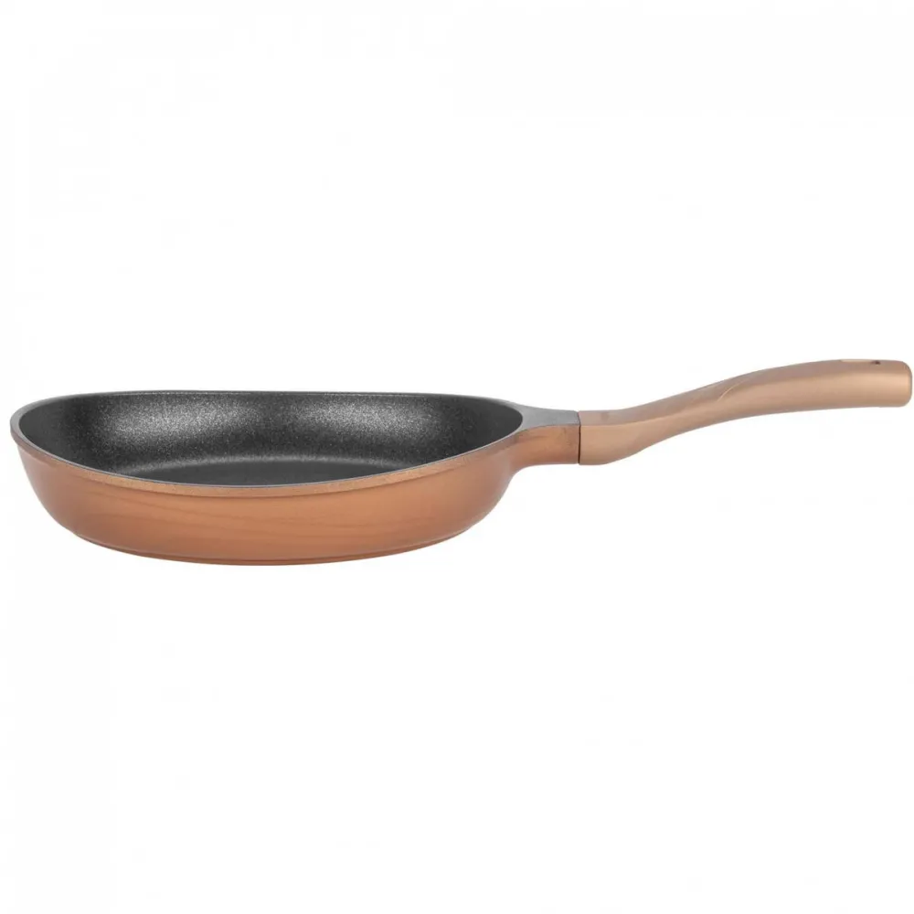 NeoKlein Tigaie FP24, diametru 24 cm, aluminiu turnat, invelis anti-aderent, Auriu