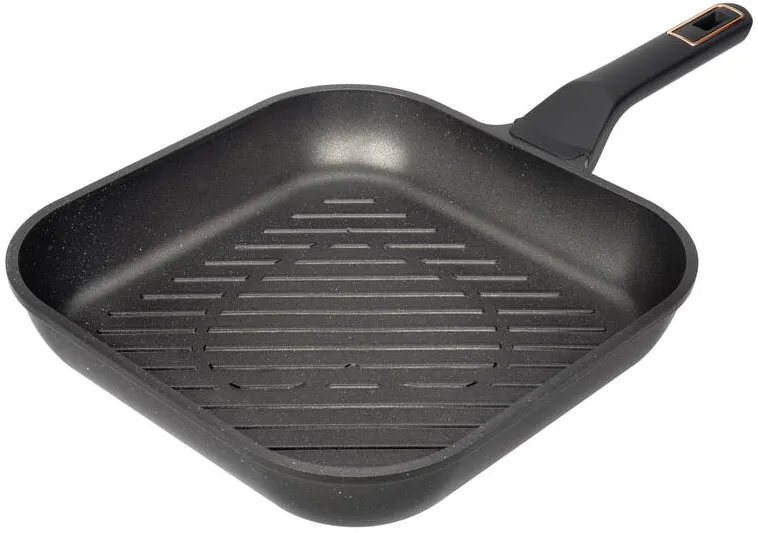 NeoKlein Tigaie Grill pentru Inductie, 28 cm, Negru