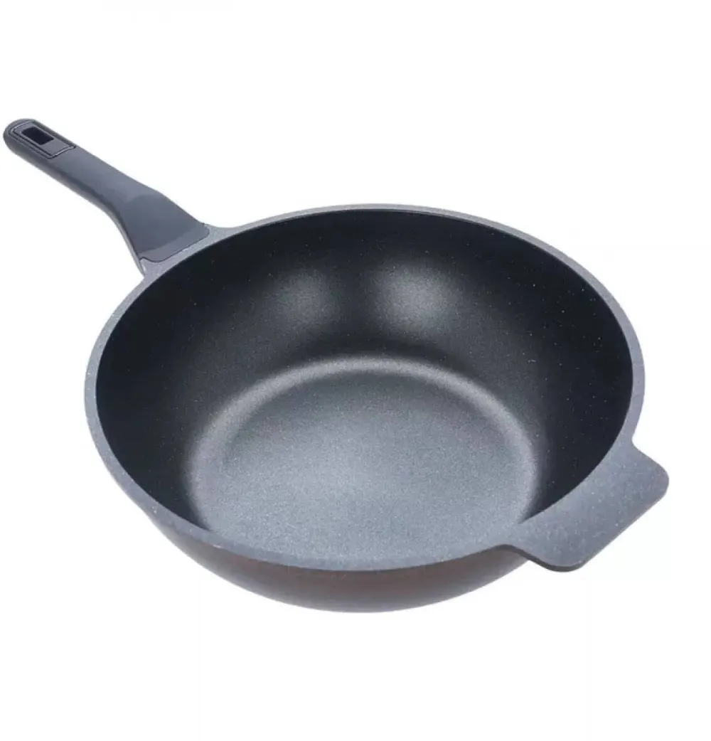 NeoKlein Tigaie Wok PH-WP30 pentru Plita cu Inductie 30CM Negru