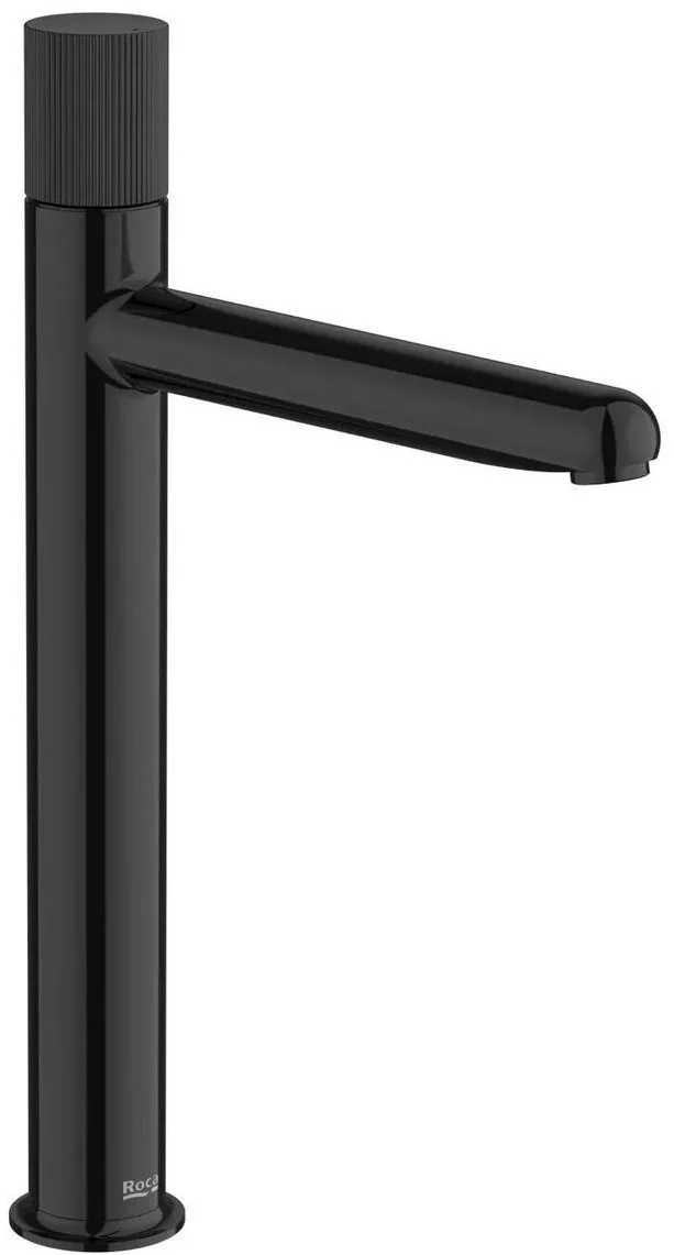 Roca Baterie lavoar NU A5A3C3FCN0, XL, 308 mm, lucios, Negru titan