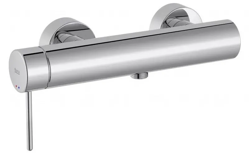 Roca Baterie dus NU A5A213FC00, aparenta, cu aerator, monocomanda, Crom