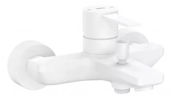Roca Baterie cada Targa A5A025FB00, aparenta, diverter, Alb mat