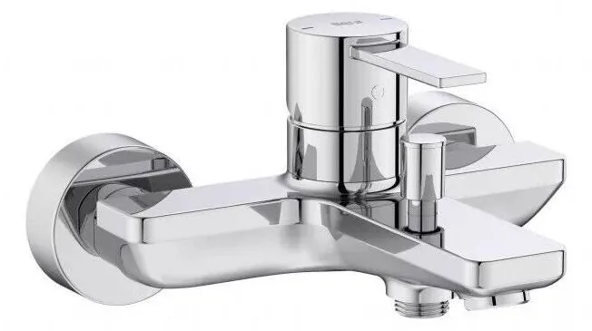 Roca Baterie cada Targa, diverter, crom