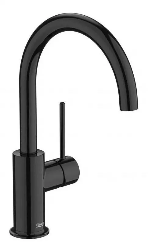 Roca Baterie lavoar NU A5A4A3FCN0, L, 279 mm, lucios, Negru titan