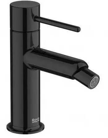 Roca Baterie bideu NU A5A623FCN0, marime S, 151 mm, monocomanda, lucios, Negru titan