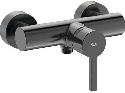 Roca Baterie dus monocomanda Naia brushed titanium black