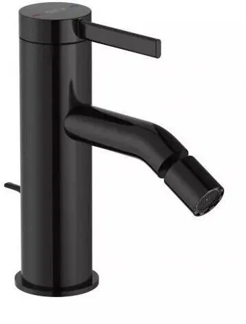 Roca Baterie bideu ONA A5A609ECN0, marimea S, 150 mm, ventil, lucios, Negru titan