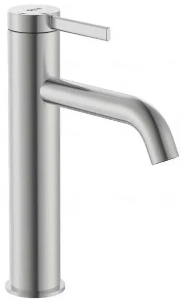 Roca Baterie lavoar ONA A5A3C9ESM0, M, 212 mm, pornire rece, ventil, mat, Otel satinat