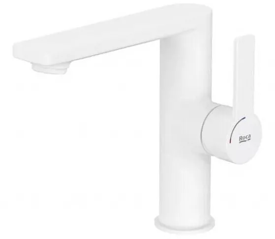 Roca Baterie lavoar Targa A5A405FB00, M, 165 mm, pornire rece, mat, Alb