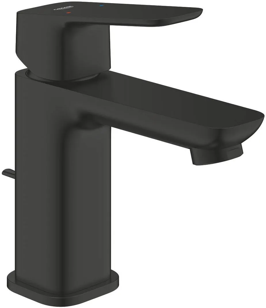 Grohe Baterie lavoar Cubeo 1016942430, marime S, 148 mm, ventil, Negru mat