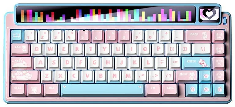 Tastatura AULA AULA Gasket AMG65 Blue LightFeather RGB Keyboard
