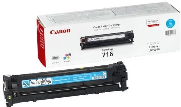 Toner imprimanta Canon CYAN CRG-716C 1,5K ORIGINAL CANON LBP 5050