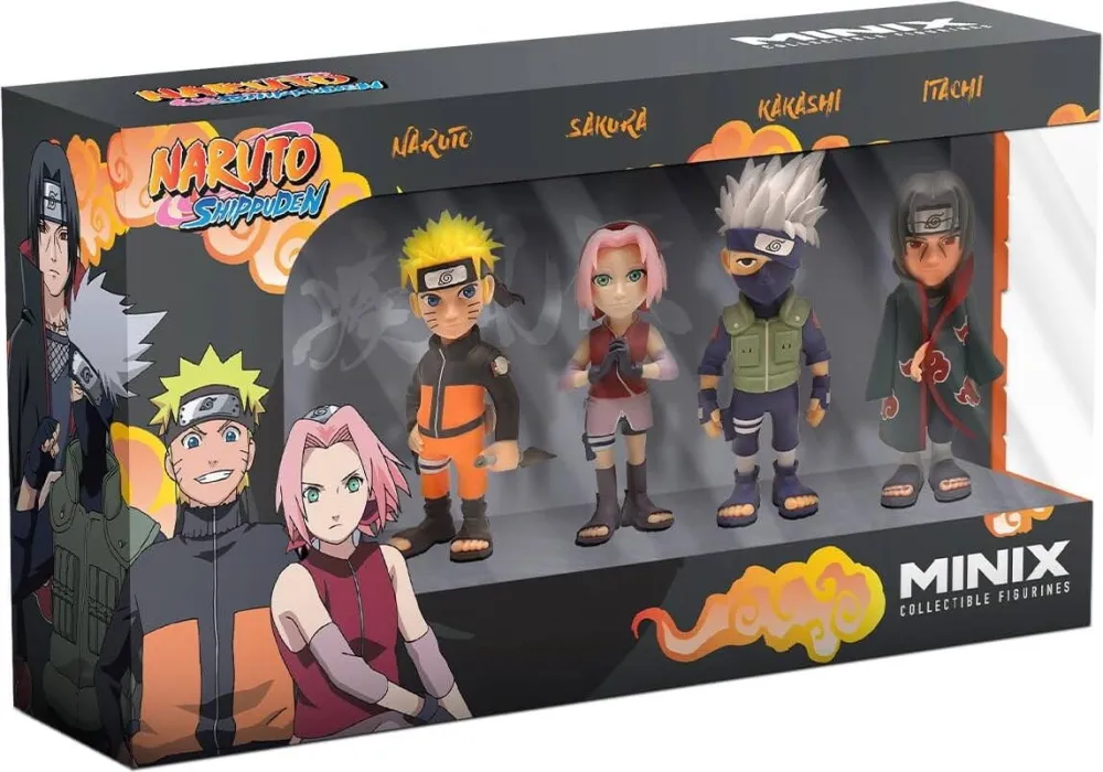 MiniX Set of 4 Naruto Shippuden Minix 7cm figures