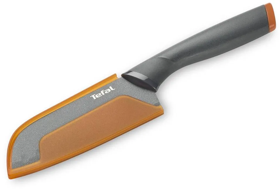 TEFAL Cutit Fresh Kitchen Santoku, 12 cm + protectie lama