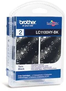 Cartus Imprimanta Brother LC1100 High Yield Blister Pack Black Twin Pack
