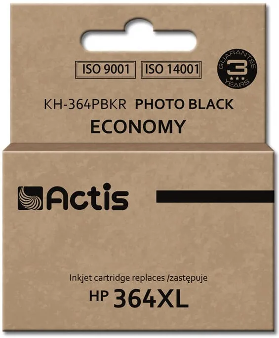 Cartus Imprimanta ACTIS Compatibil KH-364PBKR for HP printer; HP 364XL CB322EE replacement; Standard; 12 ml; black photo