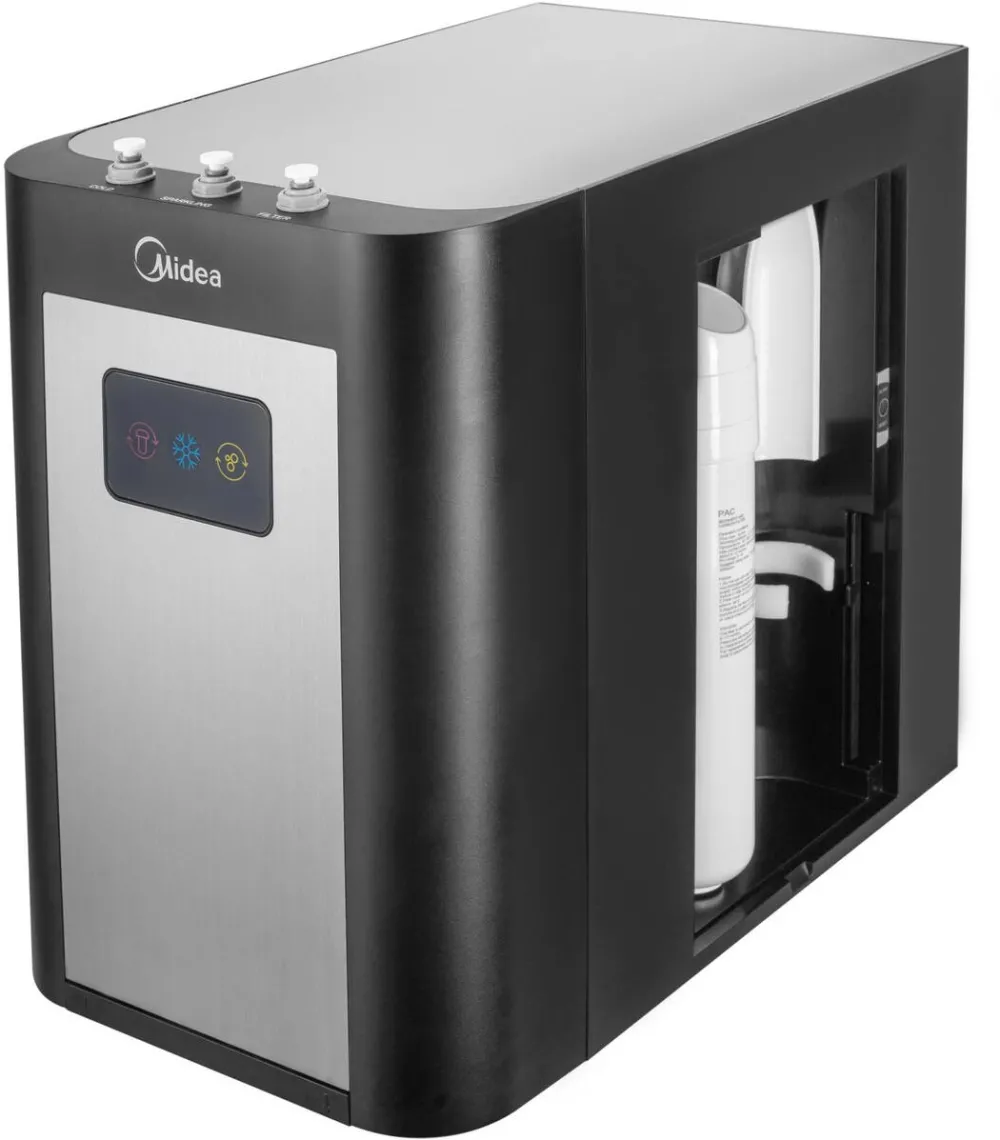 Aparat purificare, racire si apa carbogazoasa Midea JL1747U-SI filtrare 3 etape montaj sub chiuveta