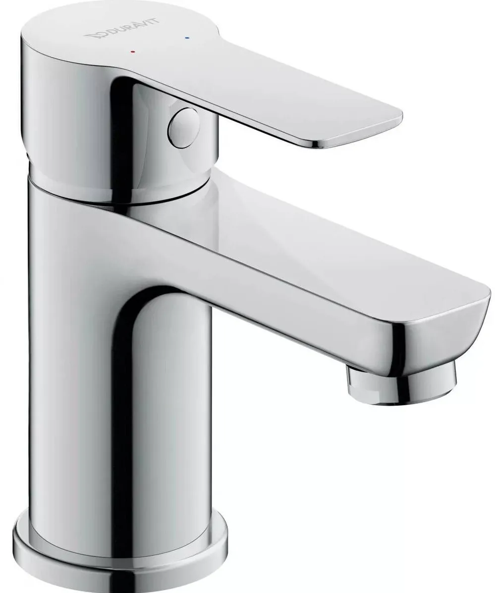 Duravit Baterie lavoar A.1 A11010002010, marime S, cartus ceramic, monocomanda, 125 mm, Crom lucios