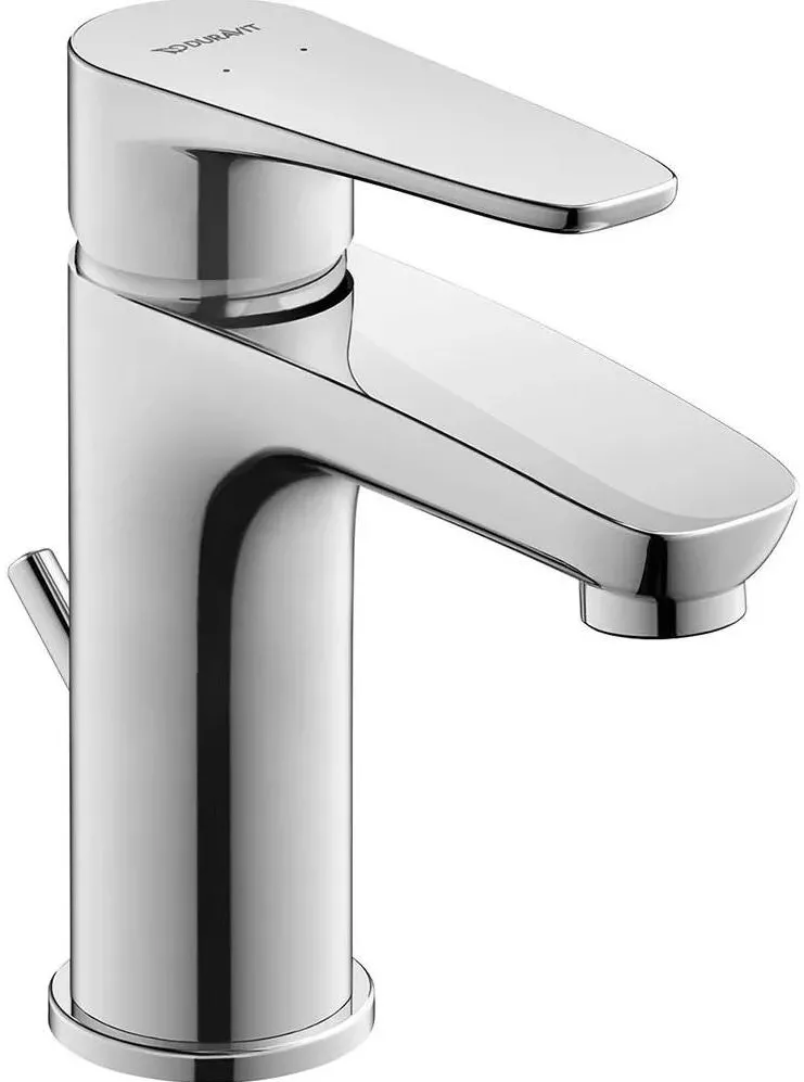 Duravit Baterie lavoar B.1 B11010001010, marime M, cartus ceraqmic, monocomanda, 155 mm, ventil, Crom lucios