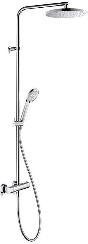 Duravit Set de dus B.1, termostat, crom, 200 mm