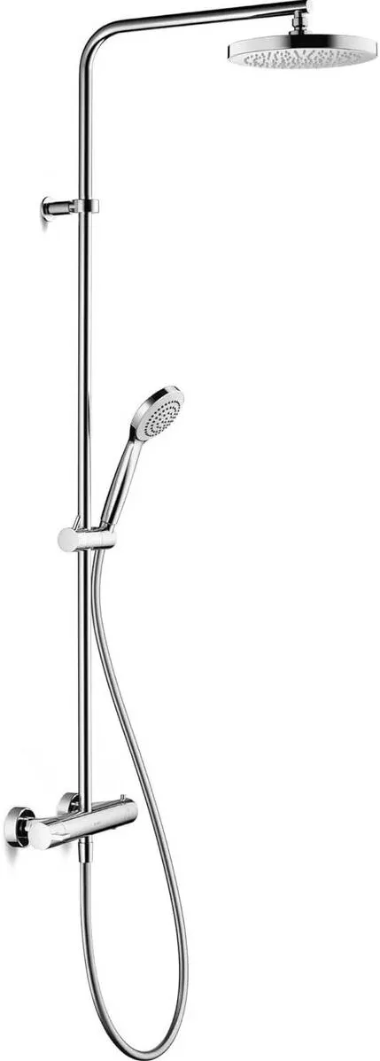 Duravit Sistem de dus B.2 B24280008010, aparent, termostat, 200 mm, 1 functie, Crom lucios